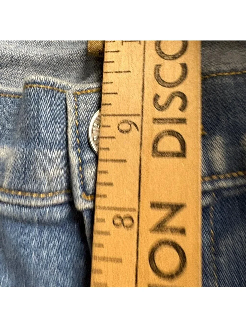 True Religion Audrey Slim Boyfriend Jeans Womens Size 30 Blue Denim Stretch USA